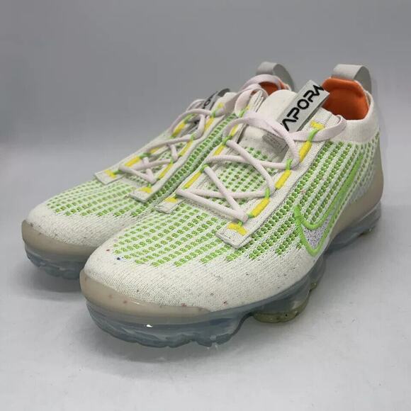 Nike Wmns Air VaporMax 2021 FK Flyknit White-Pearl Pink-Sail Sz 7 (FD0871-100) - Picture 2 of 7